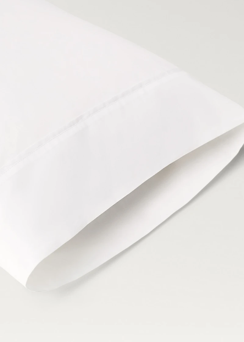 300-thread count cotton percale pillowcase 45x110 cm