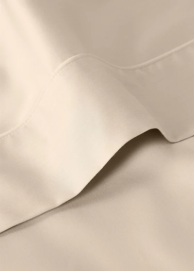 600-thread washed cotton top sheet for 90 cm bed