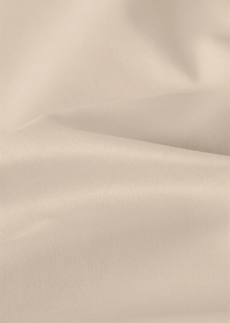 600-thread washed cotton top sheet for 90 cm bed