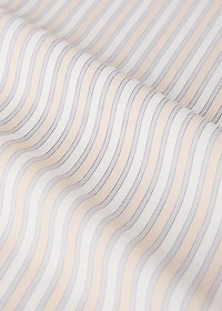 Children's percale cotton top sheet with hedgehog print for 90 cm bed