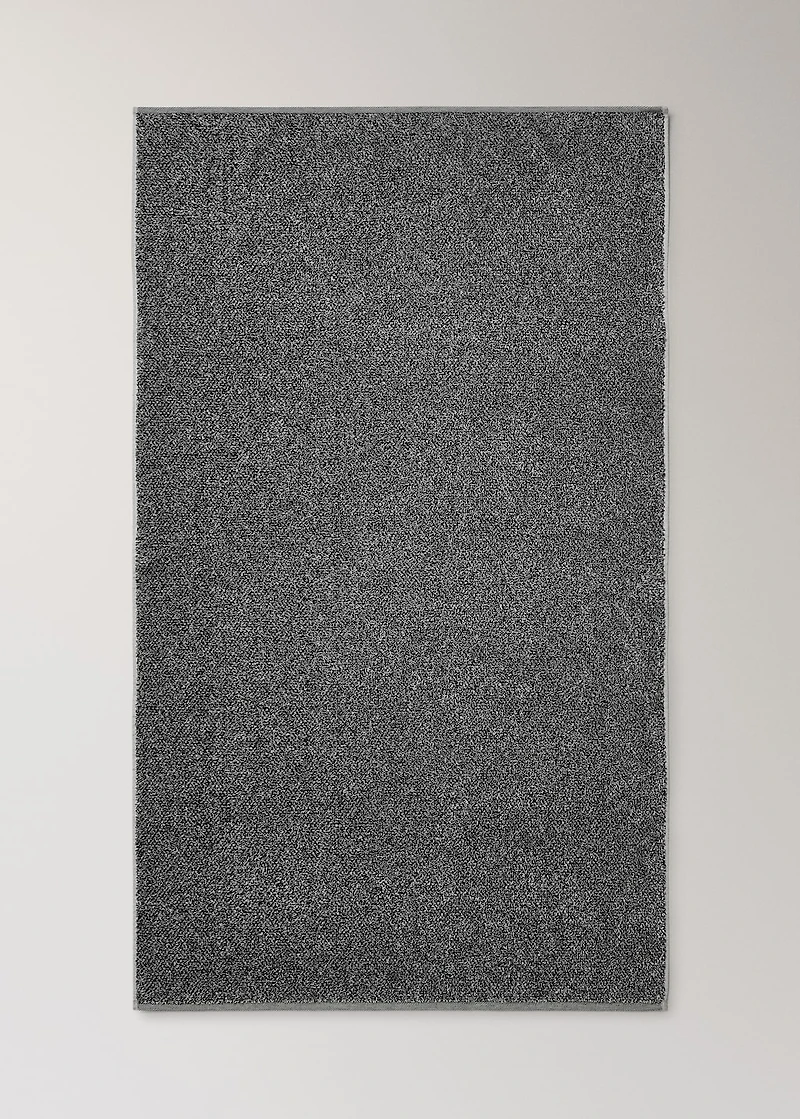 Cotton-blend two-tone bath towel