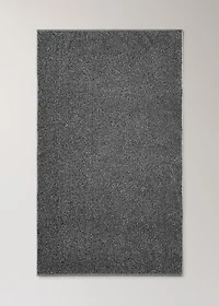 Cotton-blend two-tone bath towel