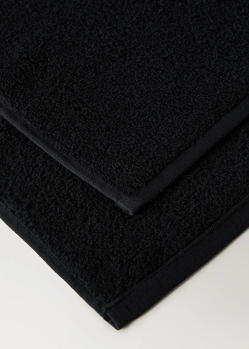 Soft cotton shower towel