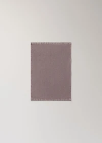 Reversible cotton guest towel