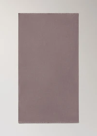 Reversible cotton bath towel