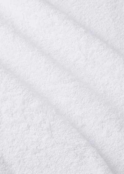 Children's bath towel with embroidered stars