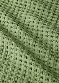 Children's waffle cotton washbasin towel