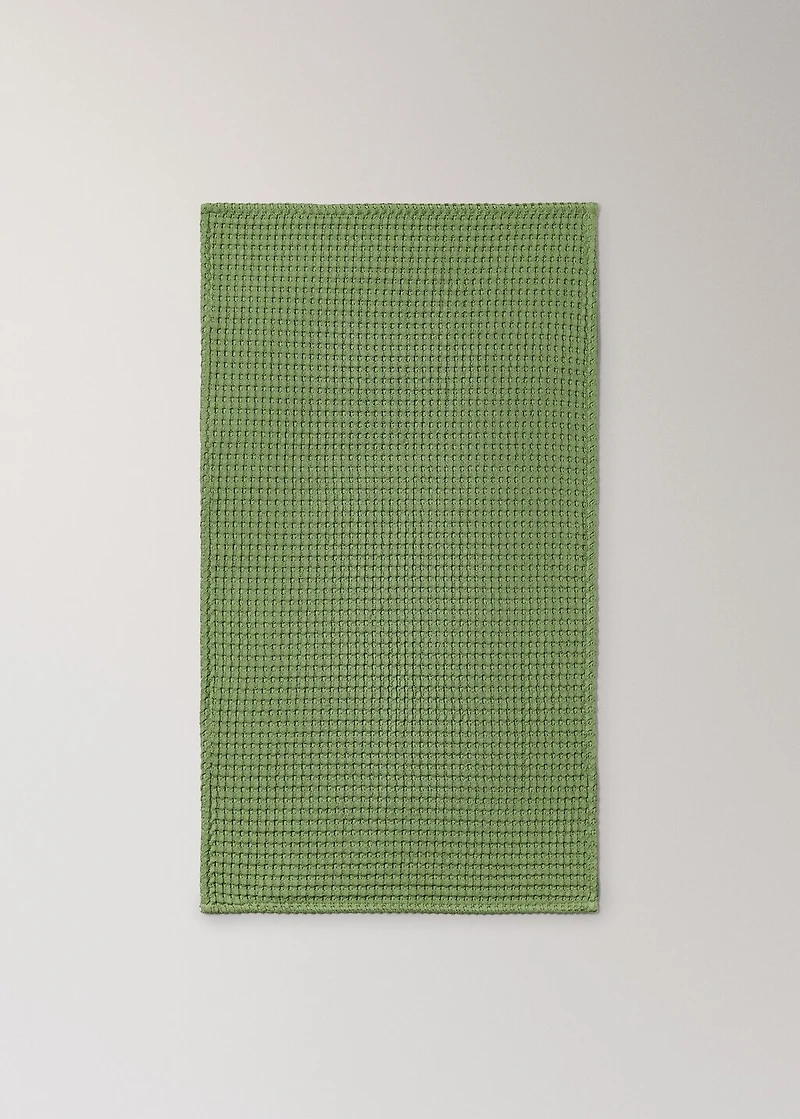 Children's waffle cotton washbasin towel