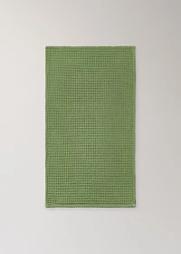 Children's waffle cotton washbasin towel