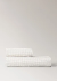 Children's cotton check towel