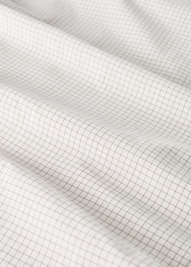 Children's cotton check towel