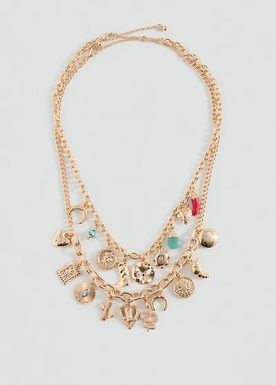 Beads pendant necklace