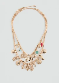 Beads pendant necklace