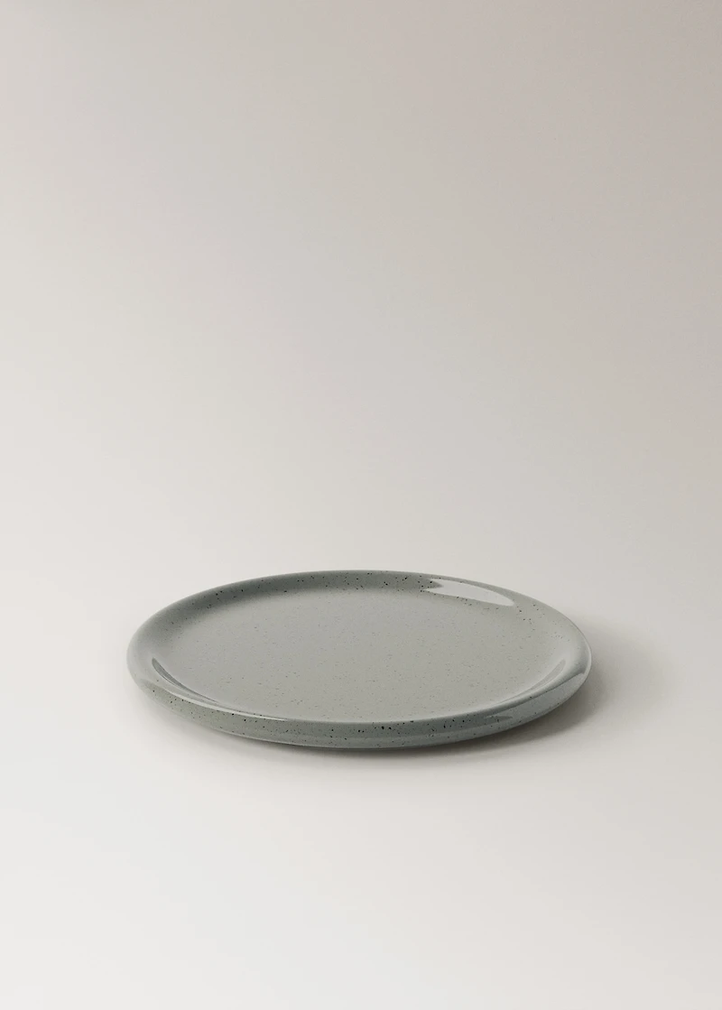 Stoneware coasters with spots