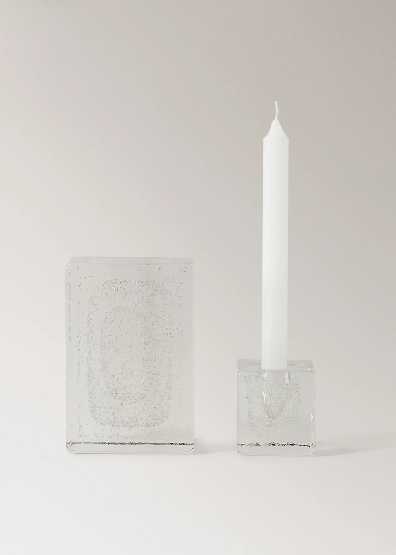 Bubble glass paperweight