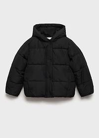 Hooded liner quilted coat