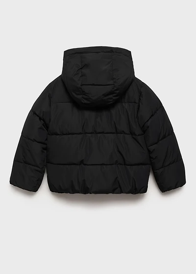 Hooded liner quilted coat