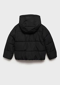 Hooded liner quilted coat