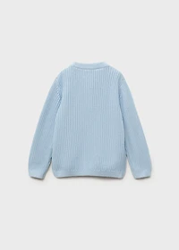 Knitted cotton sweater