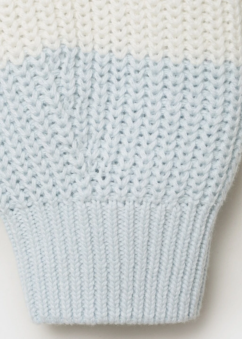 Knit striped sweater