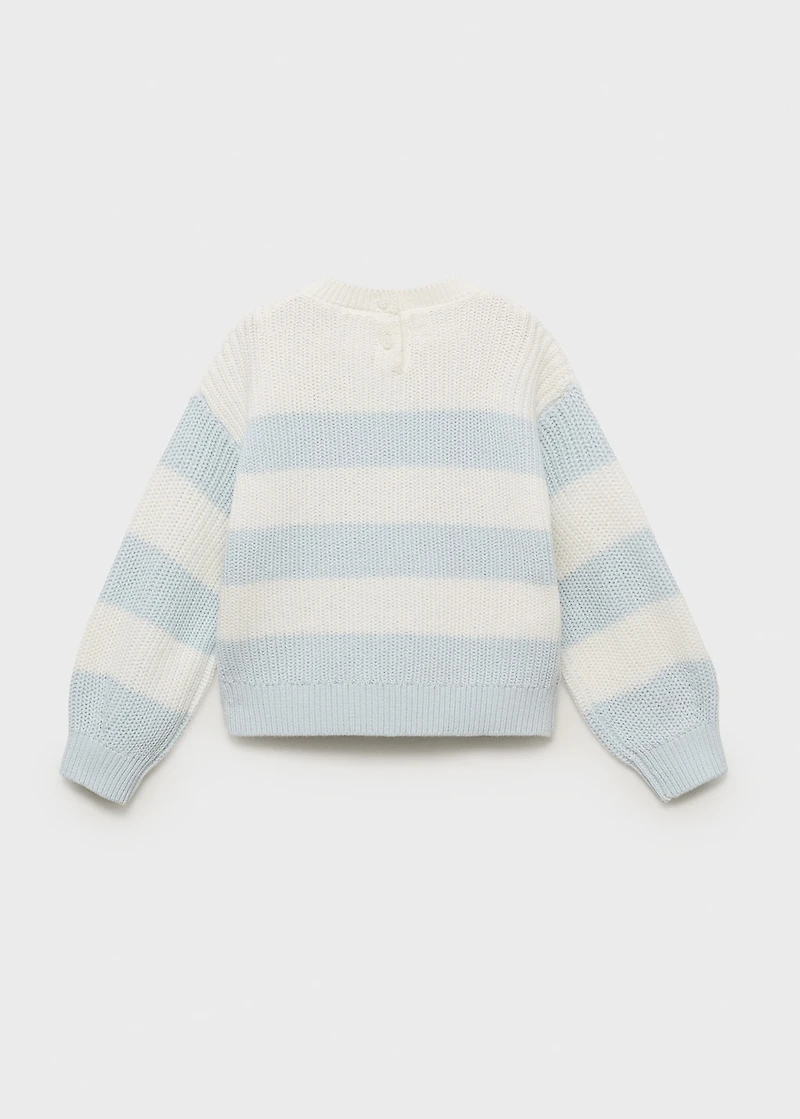 Knit striped sweater