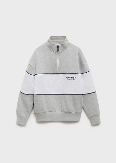 Perkins-neck sweatshirt