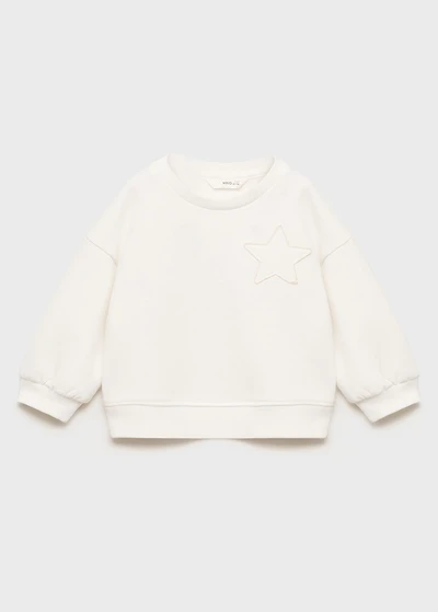 Sweatshirt with embroidered star