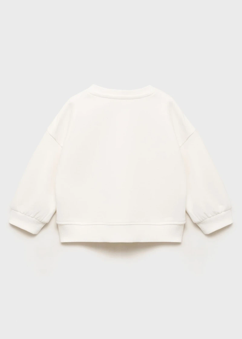 Sweatshirt with embroidered star