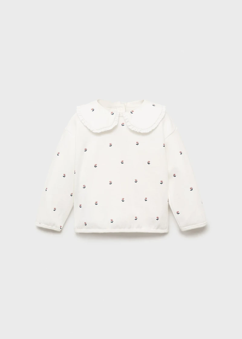 Floral printed sweatshirt