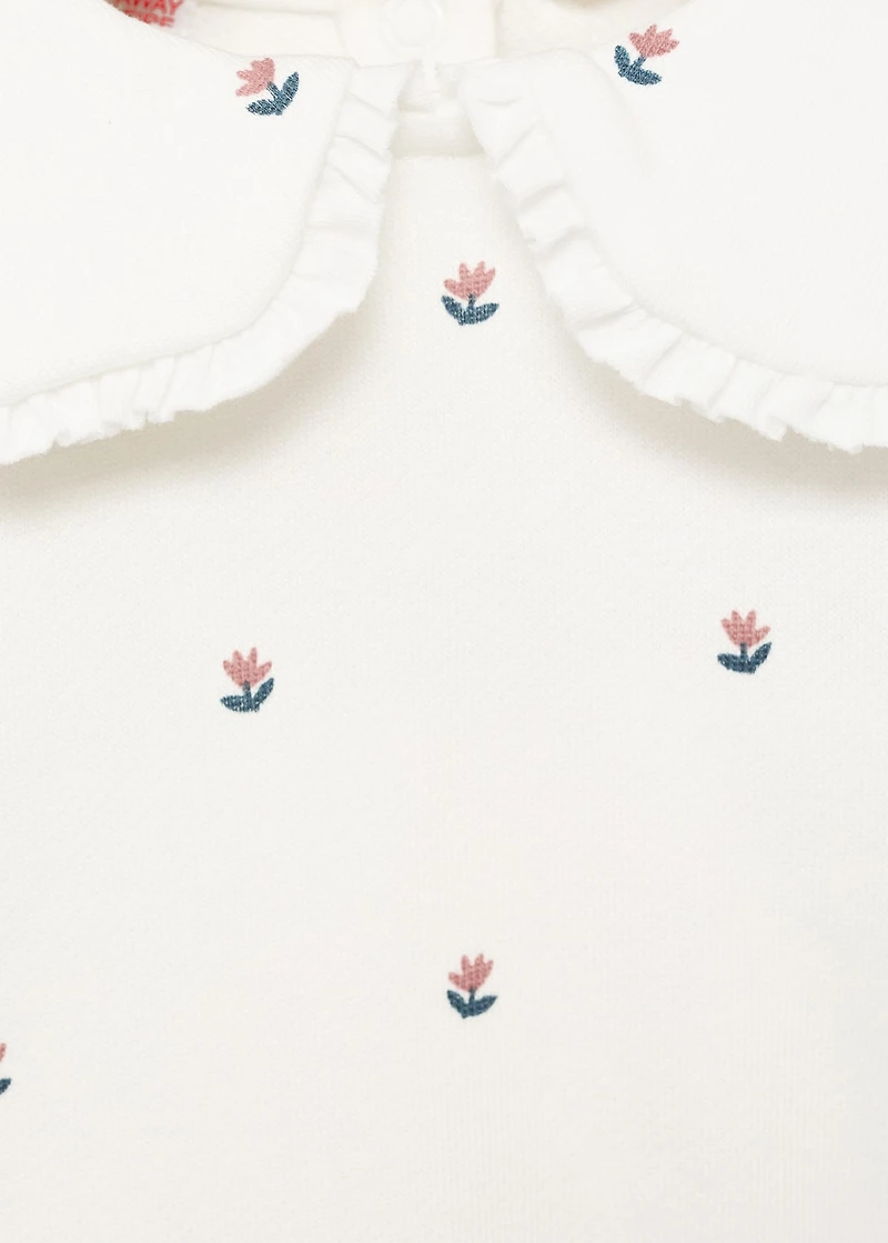 Floral printed sweatshirt