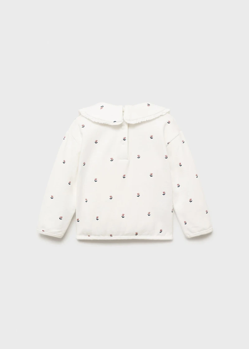 Floral printed sweatshirt