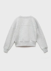 Monochrome college sweatshirt