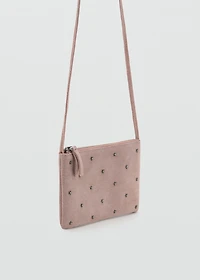 Stud leather bag