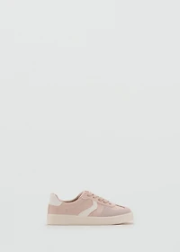 Combined sneakers with laces