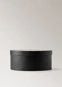 Medium oval wooden box