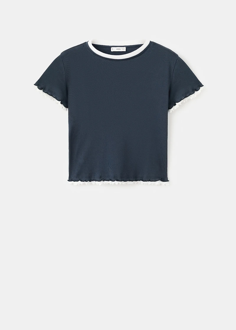Organic cotton crop top