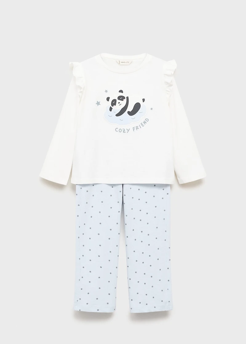 Printed long pyjamas