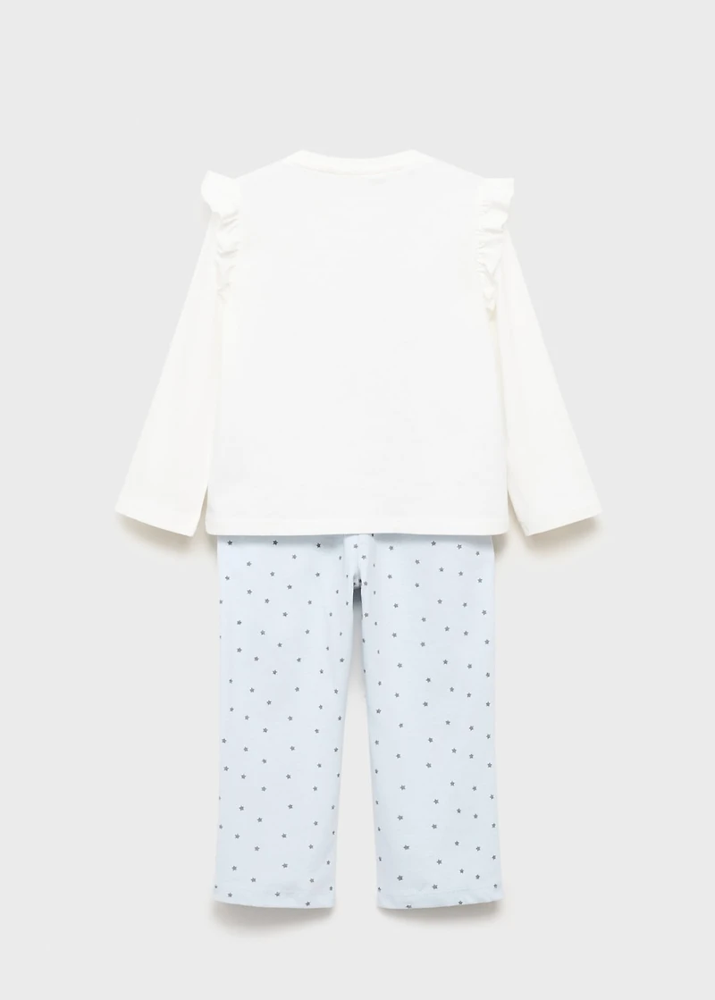 Printed long pyjamas