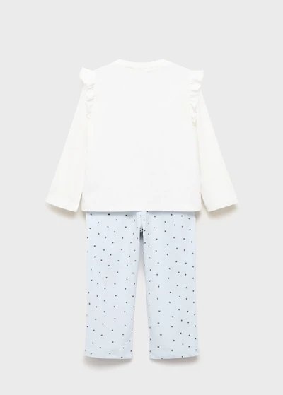 Printed long pyjamas