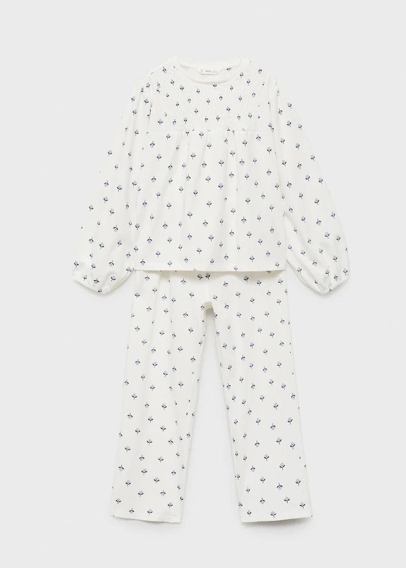 Printed cotton pyjamas