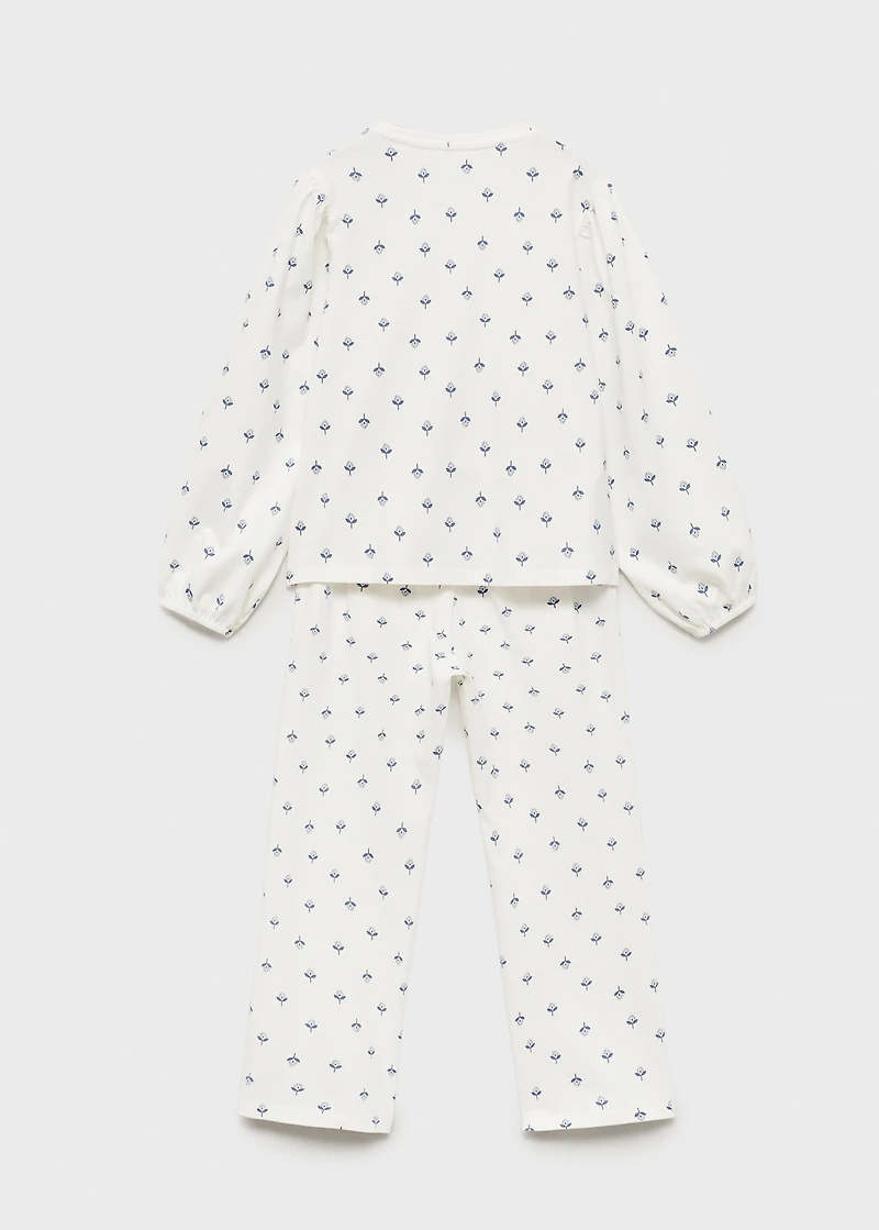 Printed cotton pyjamas