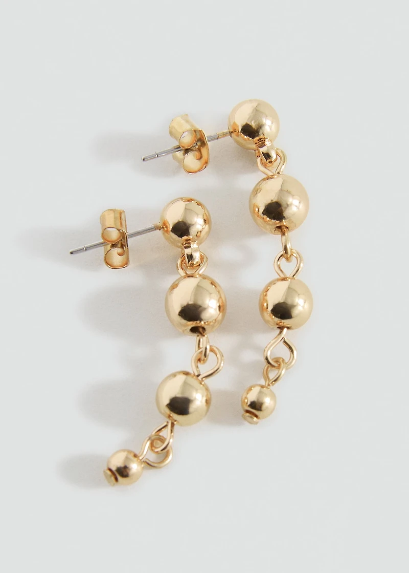 Beaded drop earrings