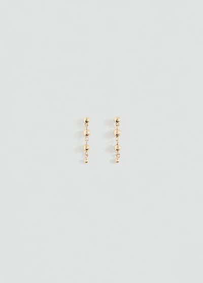 Beaded drop earrings