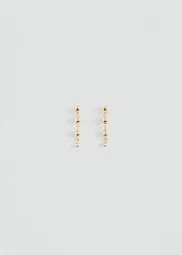 Beaded drop earrings