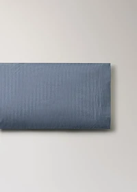 Percale cotton striped pillowcase 45x110cm