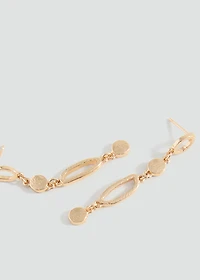 Mixed pendant earrings