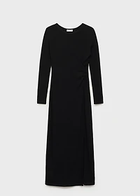 Long dress with side slit