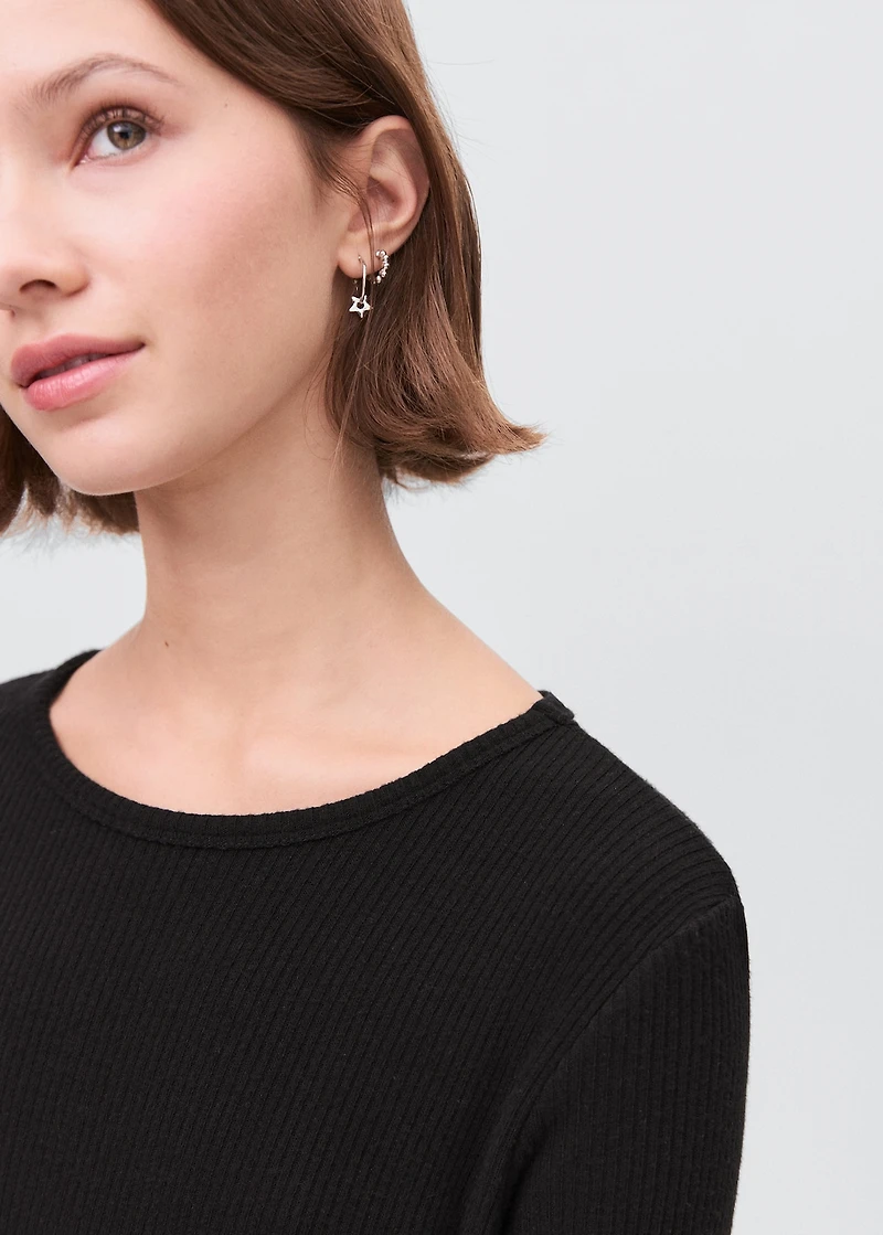 Long dress with side slit