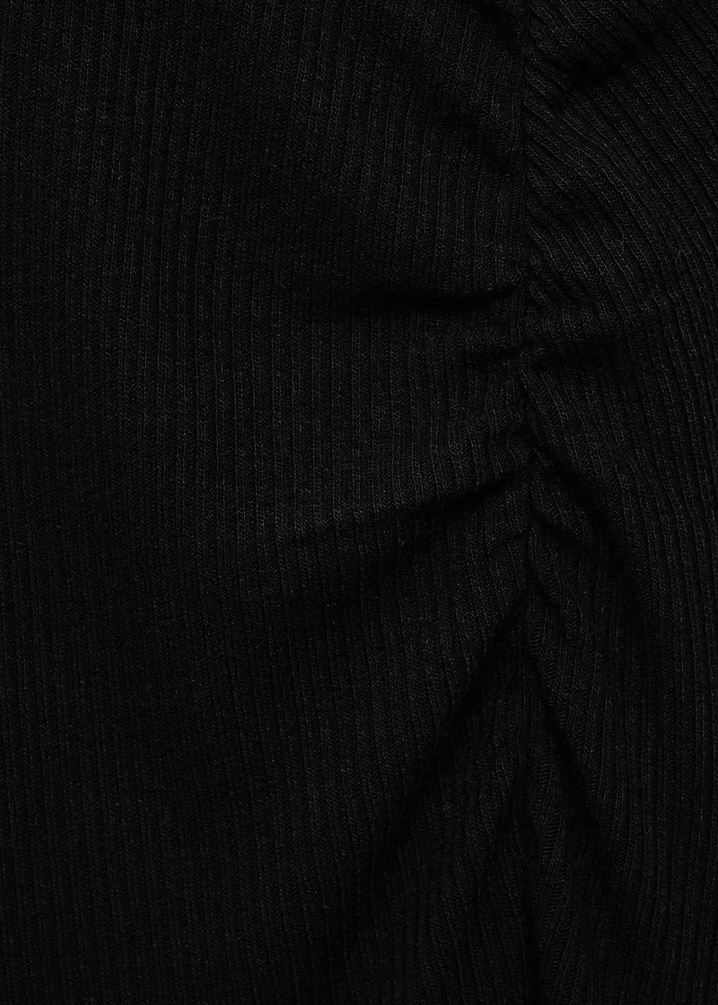 Long dress with side slit