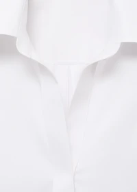 Shirt with concealed placket and collar